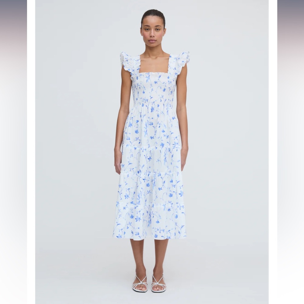 Hill House Home Ellie Nap Dress - Blue Botanical